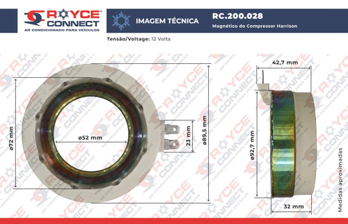 HICKS PARTS A/C Compressor Clutch Kit – 4.25