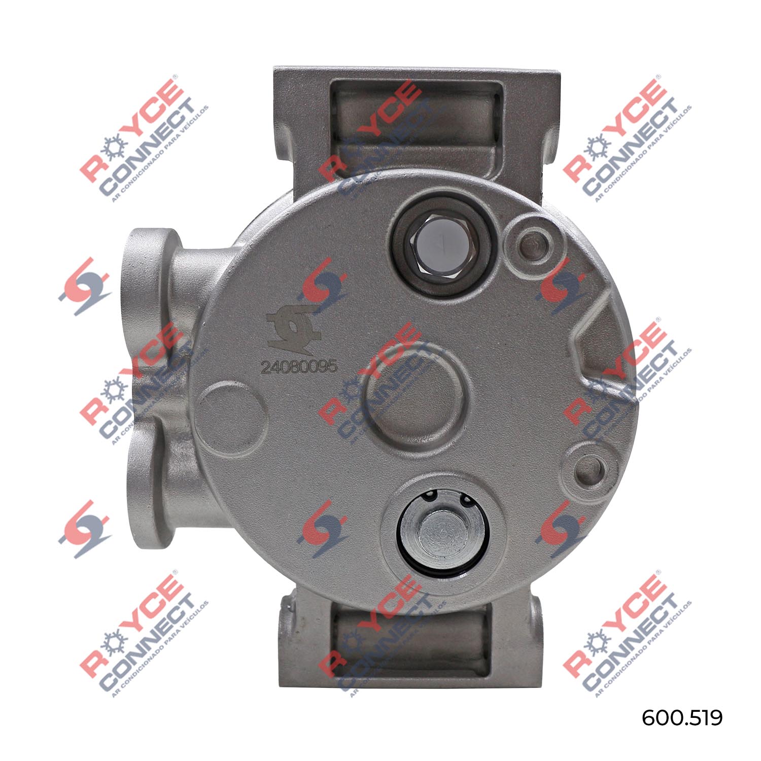 Compressor Modelo H6 S10/ Blazer 4.3 V6 R134a - 12 Volts