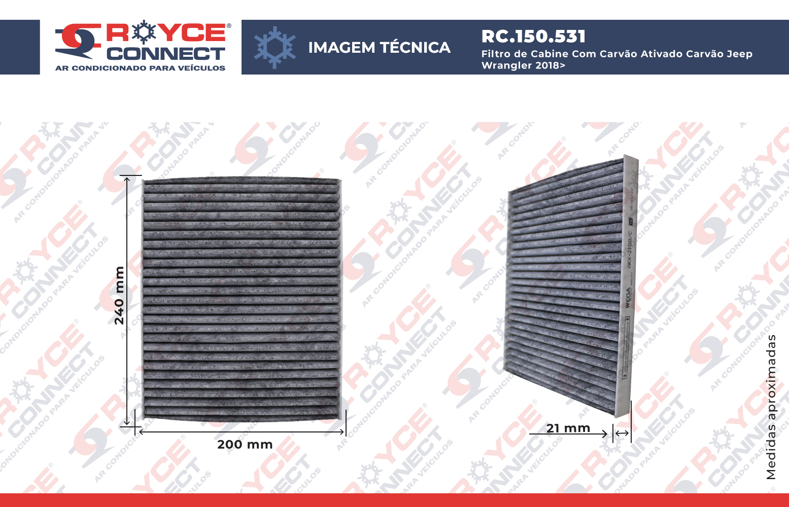 New Particulate A/C Cabin Air Filter 68301863AA For Jeep Wrangler 18-20