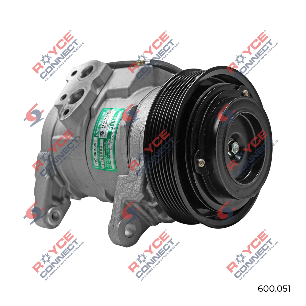 Compressor Modelo Denso 10S17C Dodge Ram 1500 - 12 Volts Polia 7pk ...