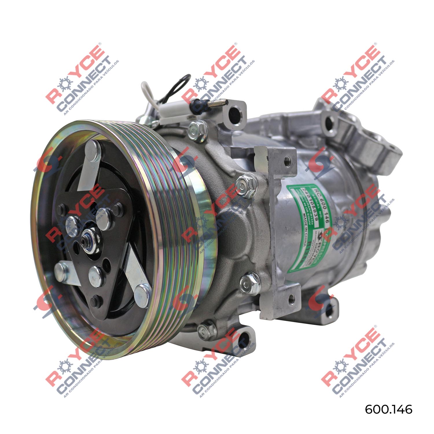 Compressor Modelo Sanden SD7V16 Renault Duster/ Clio/ Megane/ Scenic ...