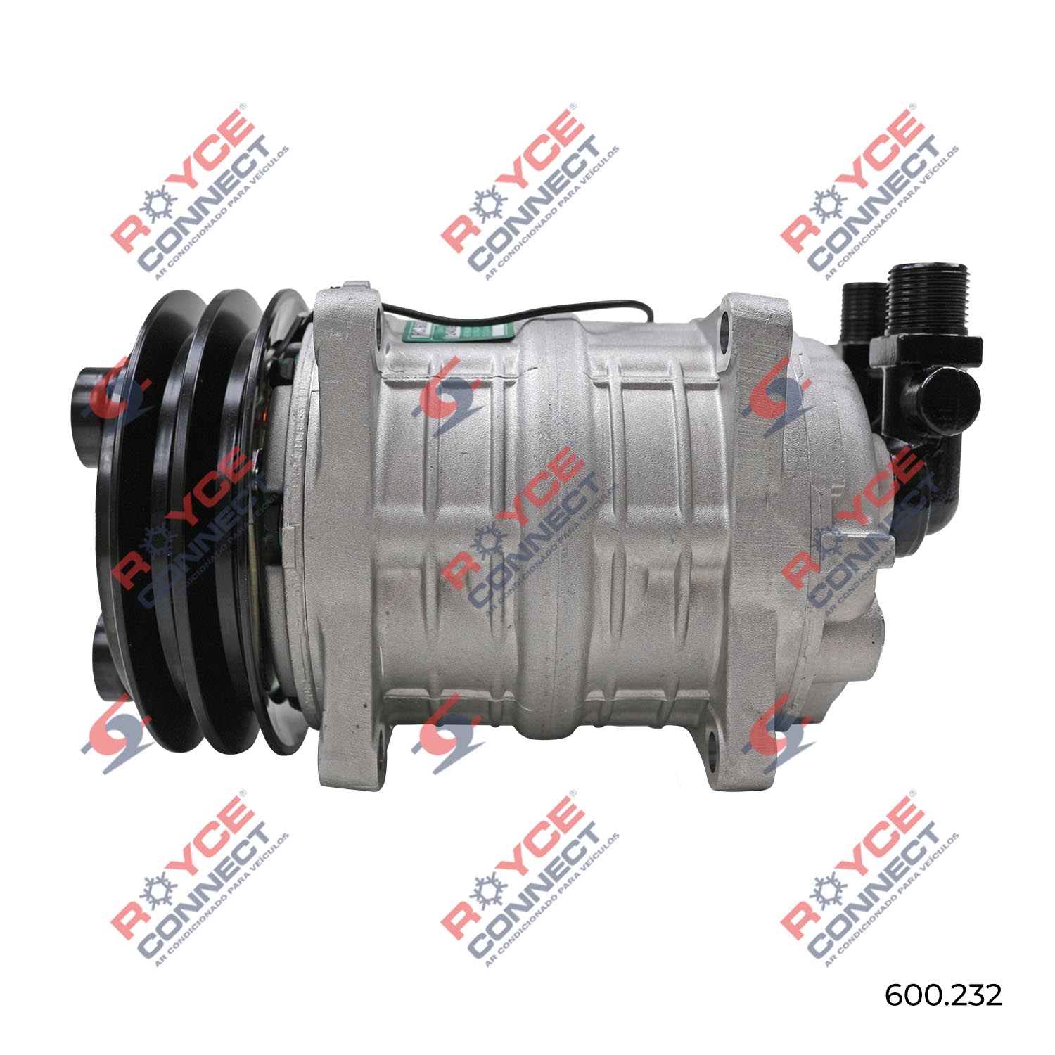 Compressor Seltec Tm15hd 150cm 8 Orelhas 12 Volts Polia 2a 135mm R134a Royce Connect