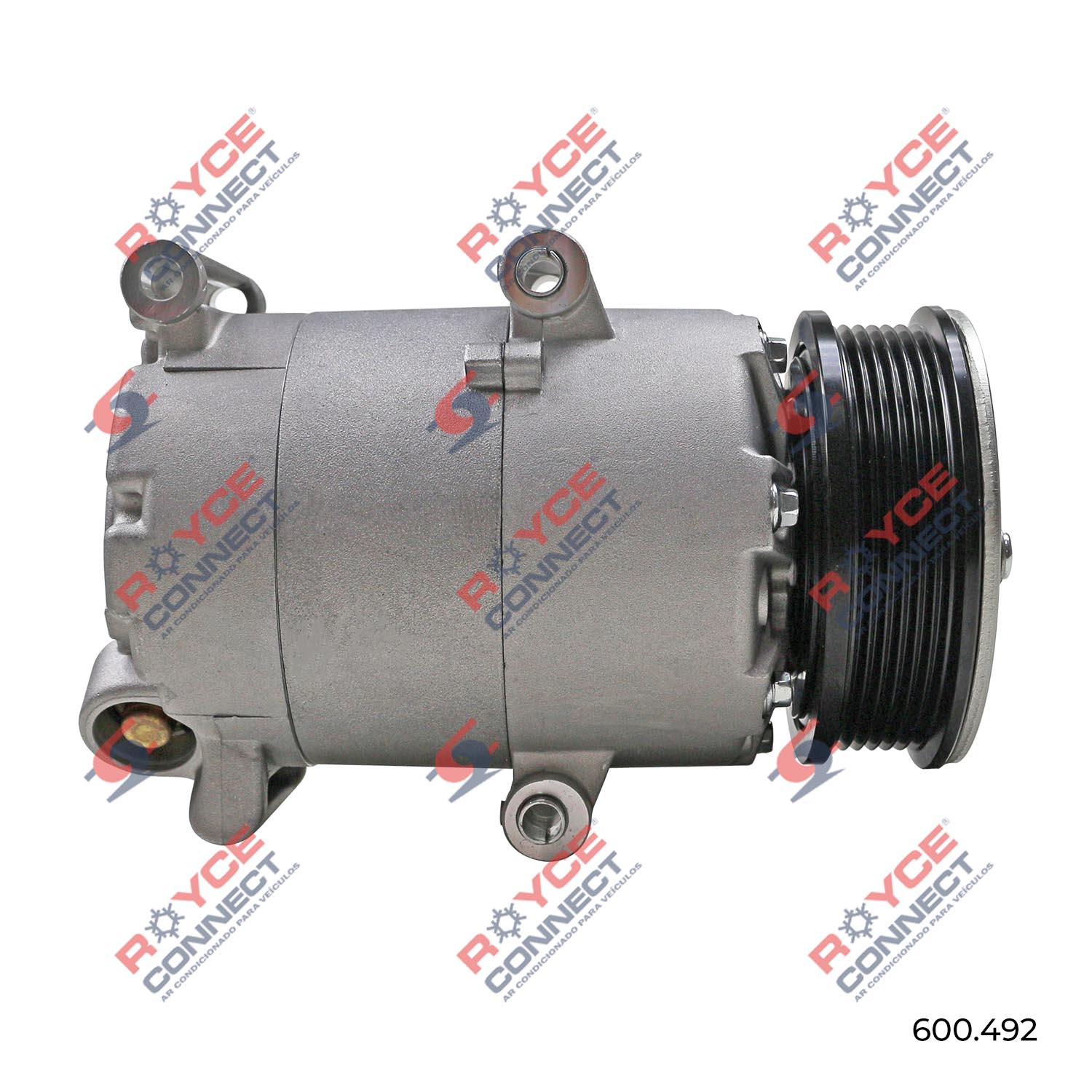 Compressor Ford Focus Motor 1.6 2013 Até 2015 - 12 Volts Polia 6pk ...