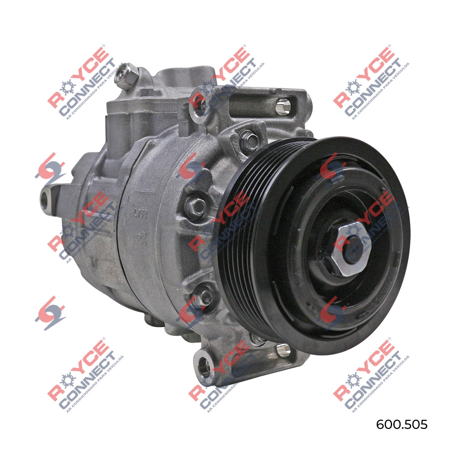 Compressor Modelo Denso 6SEU14C Volkswagen Amarok Diesel 2010 Até 2017 ...